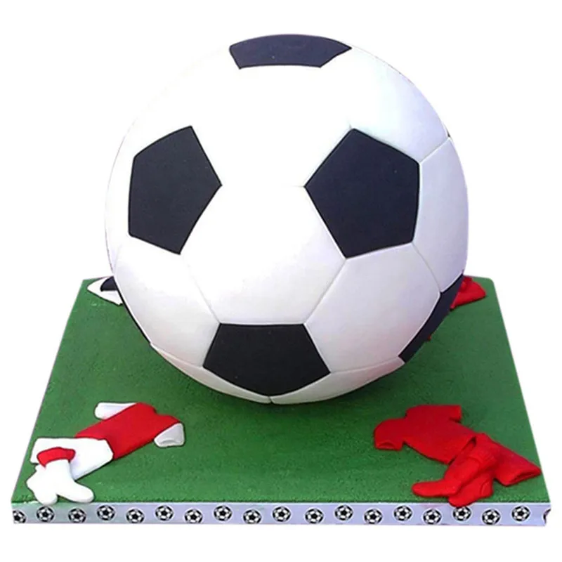 

4YANG Football Plastic Geometric Fondant Cutter Cake Mold Fondant Mold Fondant Cake Decorating Tools Sugarcraft Bakeware