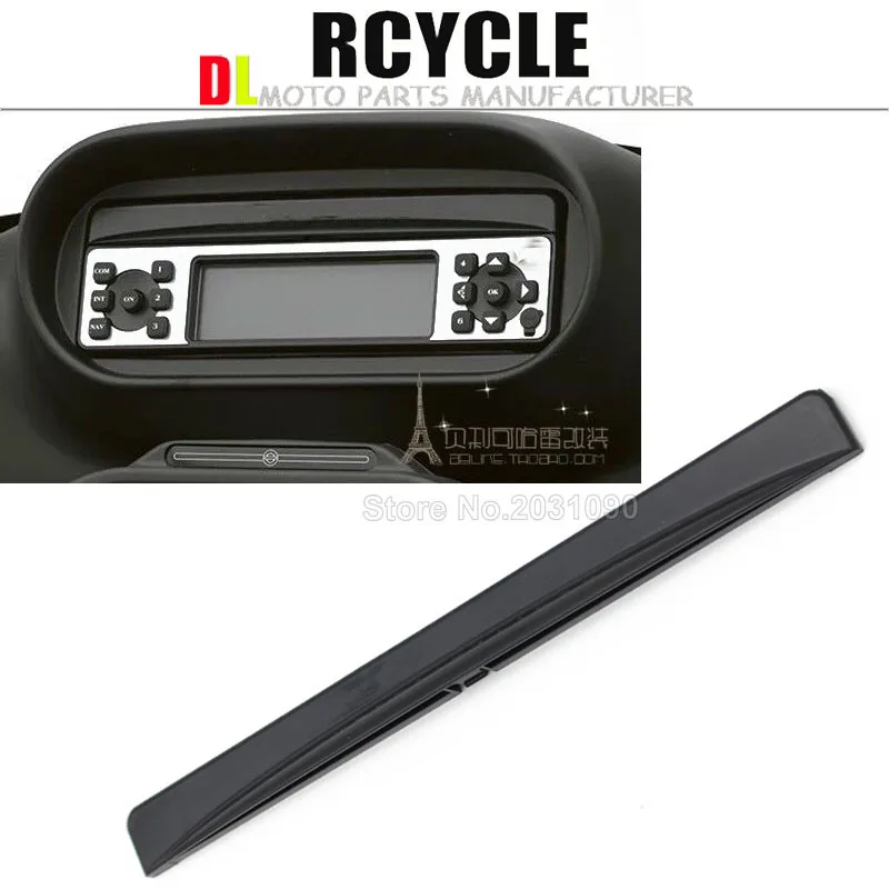 

For Halley motorcycle modified gliding CD radio console black decorative pieces