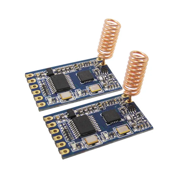 

6pcs/lot 100mW 1km Wireless transceiver with TTL interface Embedded 433MHz RF Transmitter receiver Module SV610