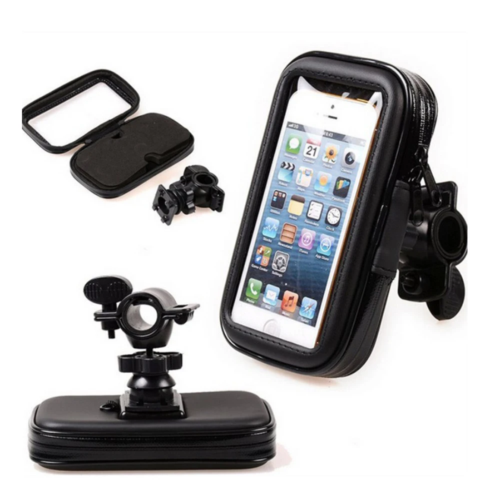 

Universal 4.7-6.3 Inch Bicycle Motorcycle Phone Holder telephone Support Waterproof For Moto Stand Iphone X 8 Plus SE S9 GPS