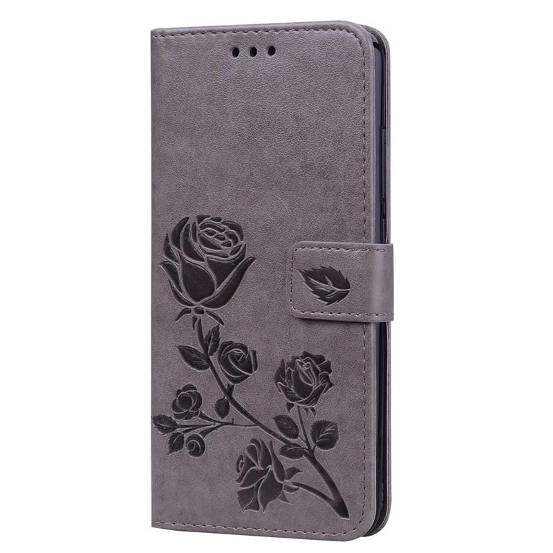 Кожаный чехол-книжка для Xiao mi Red mi Note 6 Pro Red mi 6A 6 Global Phone Wallet чехол s для Xiaomi mi A2 Lite на A2lite - Цвет: Серый