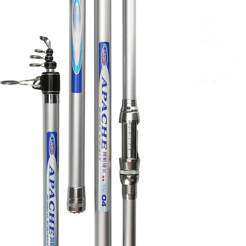 

Superhard Adjustable High Carbon Fiber Telescopic Fishing Rod 3.9M/4.2M/4.5M Distance Throwing Rod Saltwater Fishing Rod