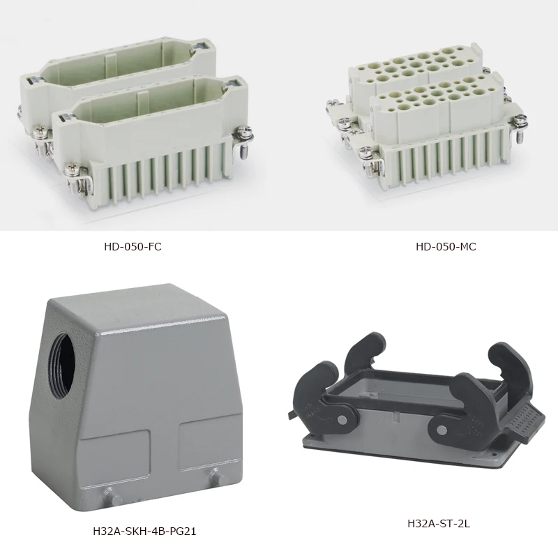 

HD-050 250V toyota plug electrical heavy duty connector terminal 10A Polycarbonate