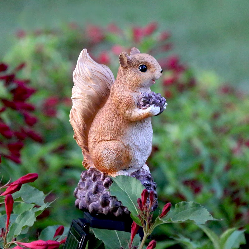 Улиточный Солнечный полимерный фонарь Kara Squirrel лампа Lawm светодиодный свет для