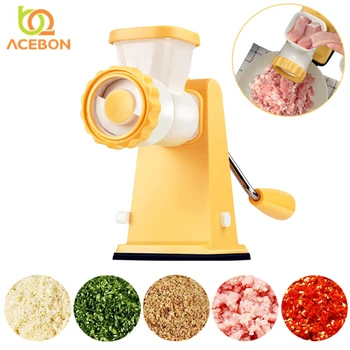 

Household Portable Manual Meat Grinder Chopper Food Crusher Stainless Steel Kitchen Tools Food Processor Mincing Grinder Machine