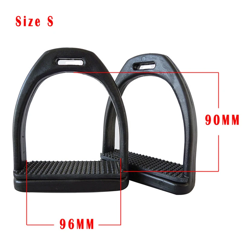 

1Pair Plastic Horse Saddle English Stirrups Horse Riding Double Jointed Stirrups Safety Horse Racing Foot Equipment or Men Women