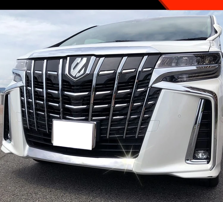 Внешние аксессуары для Toyota Alphard AH30 Sport Edition, накладка на передний бампер из нержавеющей стали