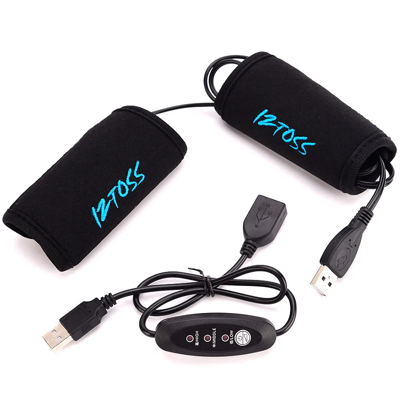 

2PCS/SET Winter Warm Motorcycle USB Electrical Heating Handlebar Scooter Motorbike Grip Heater Cover NJ88