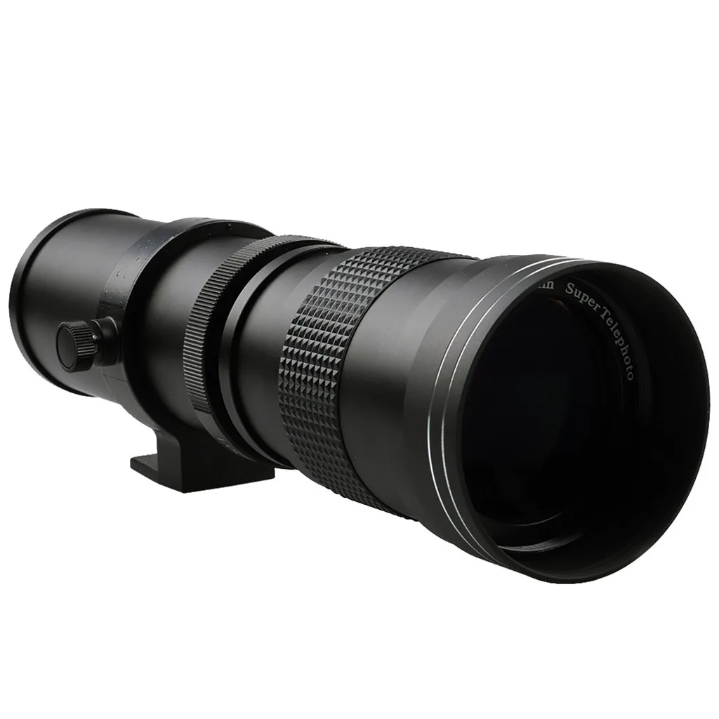Профессиональный 420-800 мм F/8,3-16 супер телеобъектив ручной зум объектив для Canon Nikon sony Pentax DSLR камеры