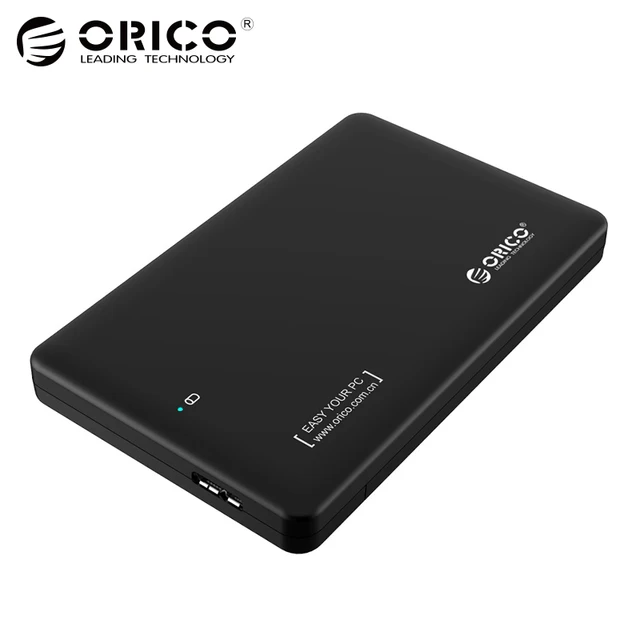 ORICO HDD корпус 2599US3 Sata к USB 3,0 HDD случае без инструментов для 7 мм 9,5 мм 2,5 дюймов HDD и SSD