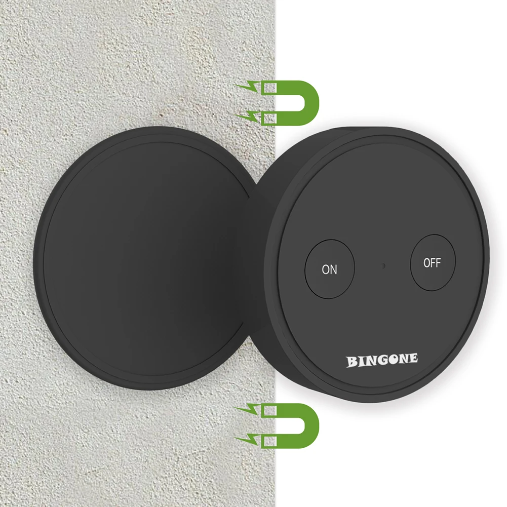 

US/CA Universal Smart Wall Switch Remote Control Switch 30m 1 Way 85-265V/110V RF Wireless Remote Control Touch Light Switch