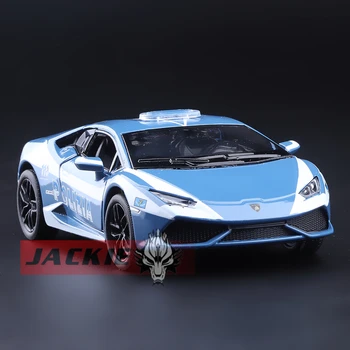 

High Simulation Exquisite Diecasts&Toy Vehicles: KiNSMART Car Styling Huracan LP610-4 Police CCar 1:36 Alloy Diecast Car Model