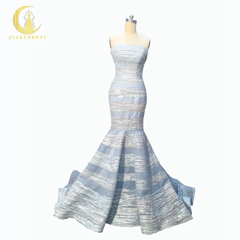 Rhine Real Sample Image Sky Blue Elie Saab Strapless Hand Sequins Mermaid Formal Evening Dresses Prom Party Dresses
Rhine Real Sample Image Sky Blue Elie Saab Strapless Hand Sequins Mermaid Formal Evening Dresses Prom Party Dresses