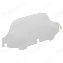 Motorcycle Clear 8 Wave Windshield Windscreen For Harley Touring Electra Street Tri FLHX FLHT FLHTC 1996