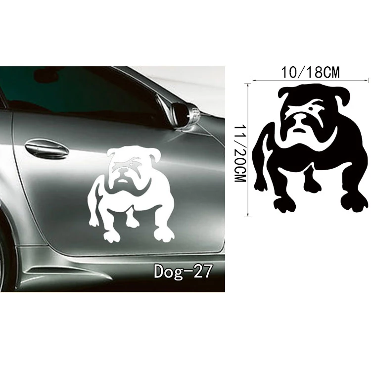 Боксер наклейка собаки на стену винил милый стикер собаки обои дети Наклейка на стену Бытовая декоративная стена художественный Декор - Цвет: Dog27