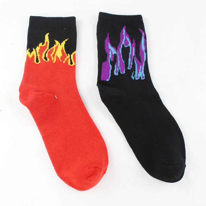 Мужские модные носки в стиле хип-хоп, унисекс, хипстерские носки для катания под горло, красный фонарь, фонарь, уличный стиль, скейтборд, Длинные хлопковые носки
