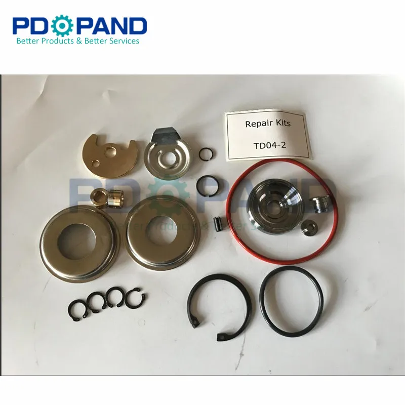 Turbocharger parts repair rebuilding kits set 49377 for TD04 turbo charger flate back compressor wheel