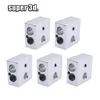 2pcs Aluminum fixed block heat block for 3D printer extruder MK7/MK8 . ► Photo 1/6