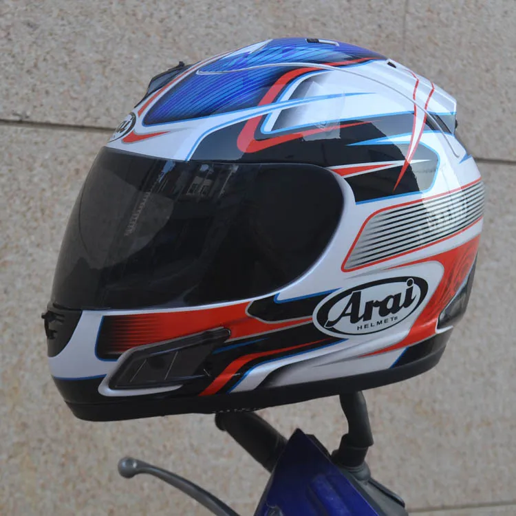 

Free shipping motorcycle helmet full helmet ARAI helmet Motorcycle Full Face Helmet ECE blue ,Capacete