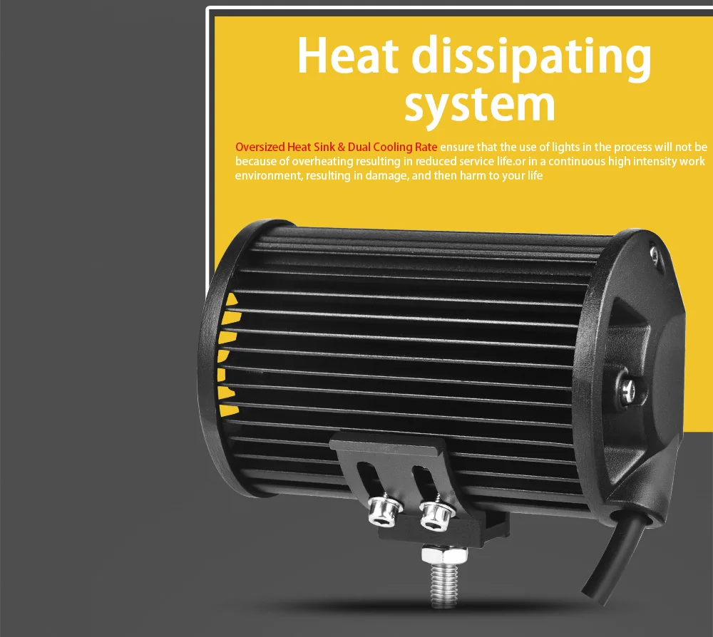 2 шт. 5,2 дюймов светодиодный бар светодиодный рабочий светильник бар вождения Offroad Лодка автомобиль тягач 4x4 внедорожник ATV 12V 24V Номинальный 72 Вт фактический 18 Вт
