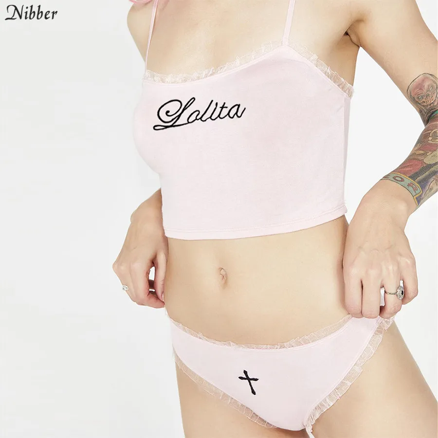 Nibber النساء مثير الدانتيل التطريز بروتيل القطن بانتي 2 قطعة الدعاوى جديد سيدة لطيف الوردي الأسود سترة الشاطئ عطلة بيكيني مجموعات Nibber النساء مثير الدانتيل التطريز بروتيل القطن بانتي 2 قطعة الدعاوى جديد سيدة لطيف الوردي الأسود سترة الشاطئ عطلة بيكيني مجموعات