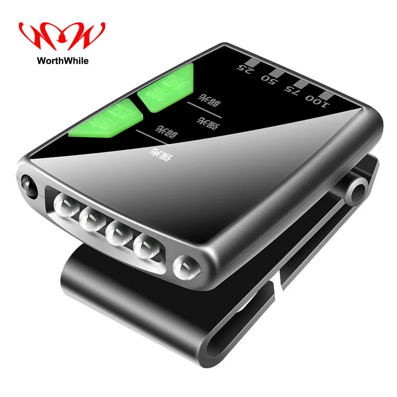 

WorthWhile Sensing Control Headlight 5LED Hat Cap Clip for Bicycle Outdoor Bike Accessories Cycling Fishing Lamp Rechargeable