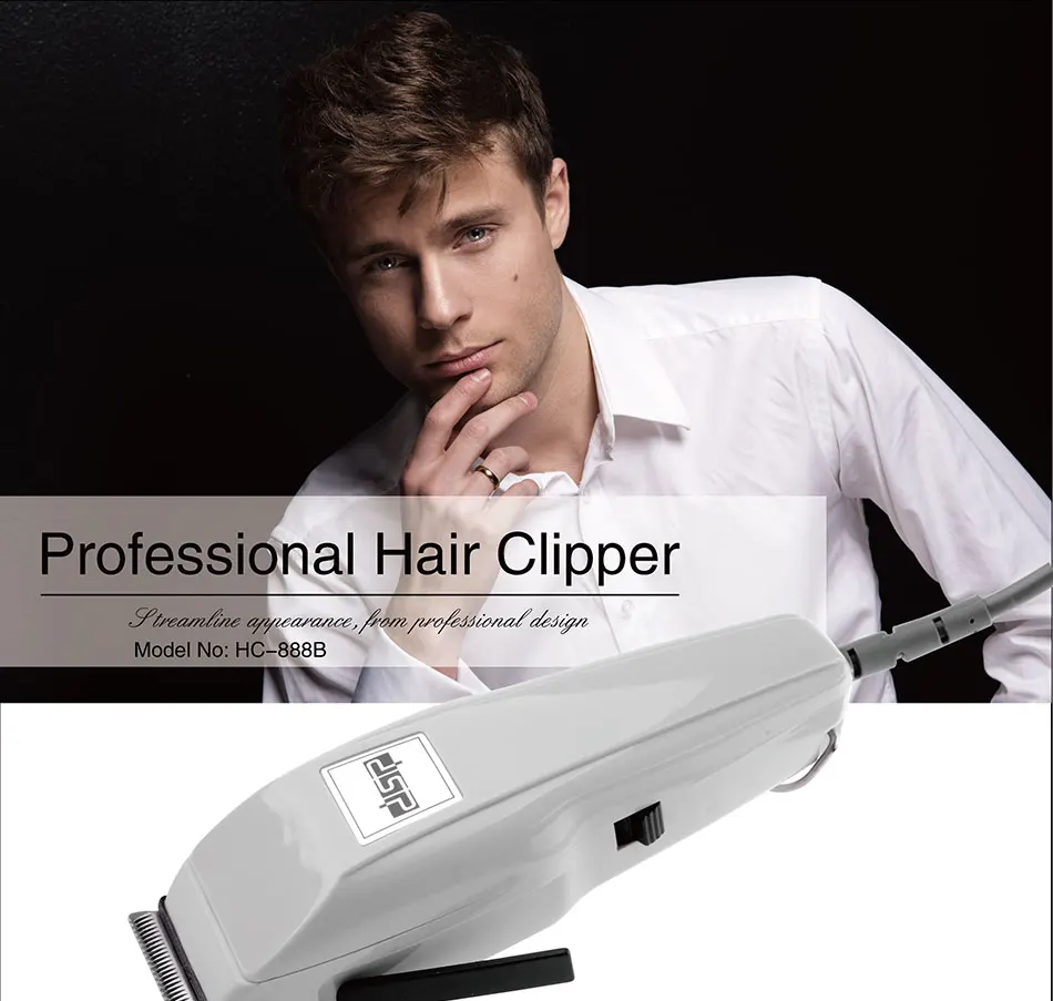DSP профессиональная электрическая машинка для стрижки волос, триммер для волос, электробритва, триммер для бороды, Машинка для стрижки волос, HC-888B