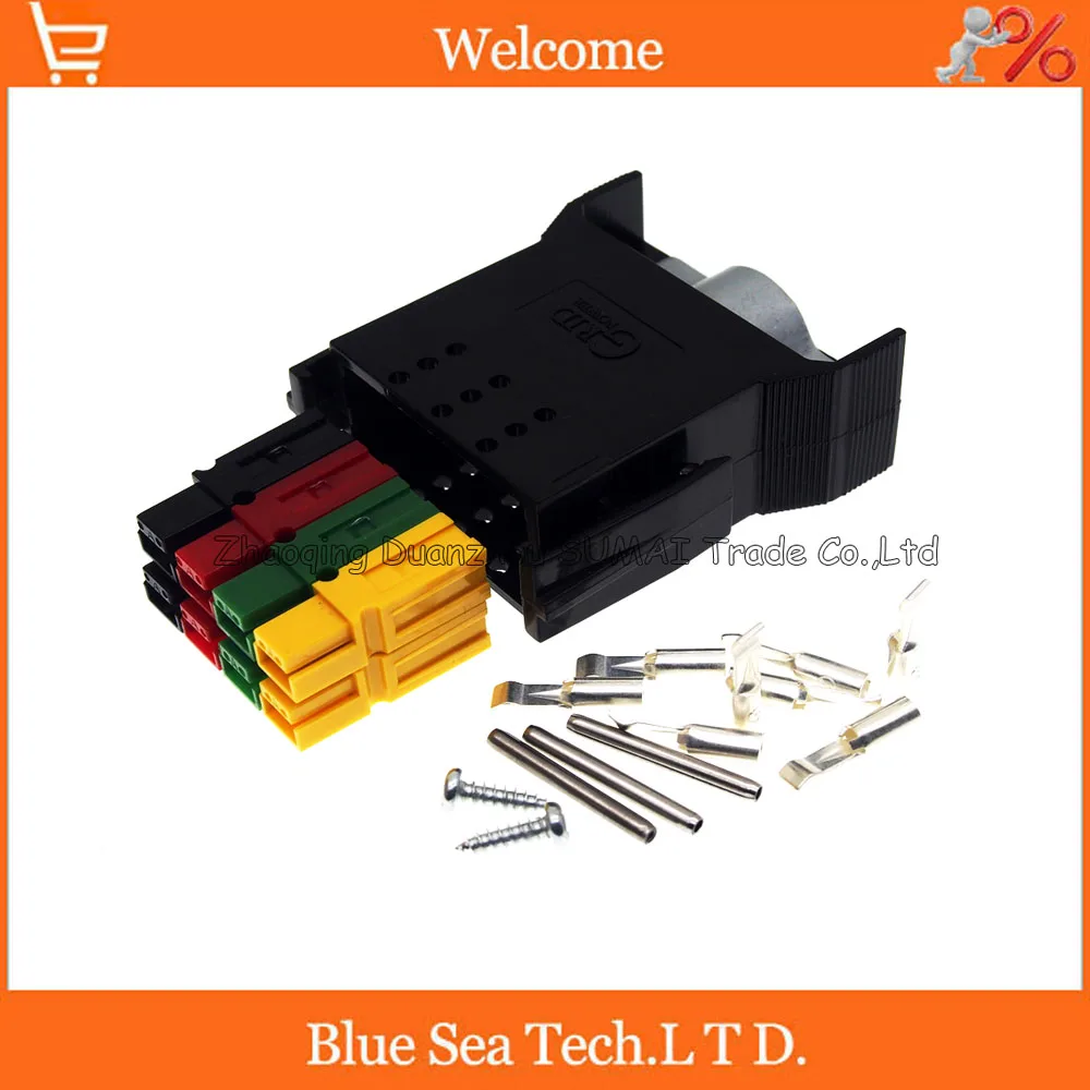 New-8-Pin-30A-600V-8-Pole-Wire-male-Power-Connector-module-Battery-Plug ...