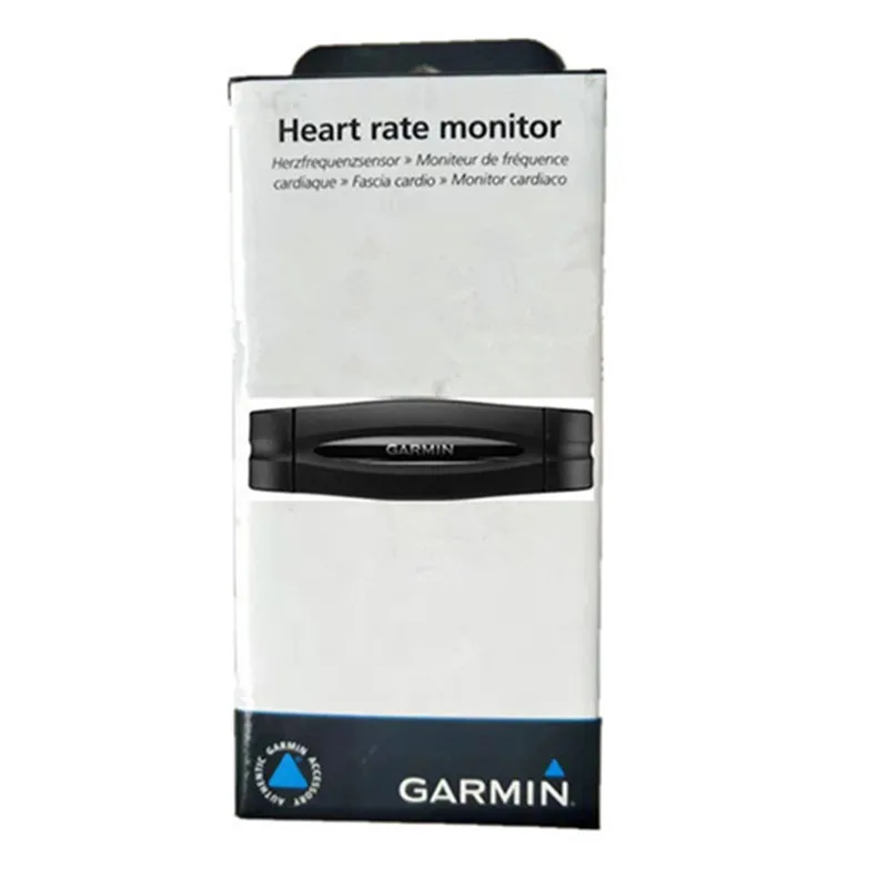 Подлинный GARMIN HRM1G монитор сердечного ритма с нагрудным ремешком ANT+ водонепроницаемый Garmin 1-го поколения HRM черный с коробкой - Цвет: Black with box