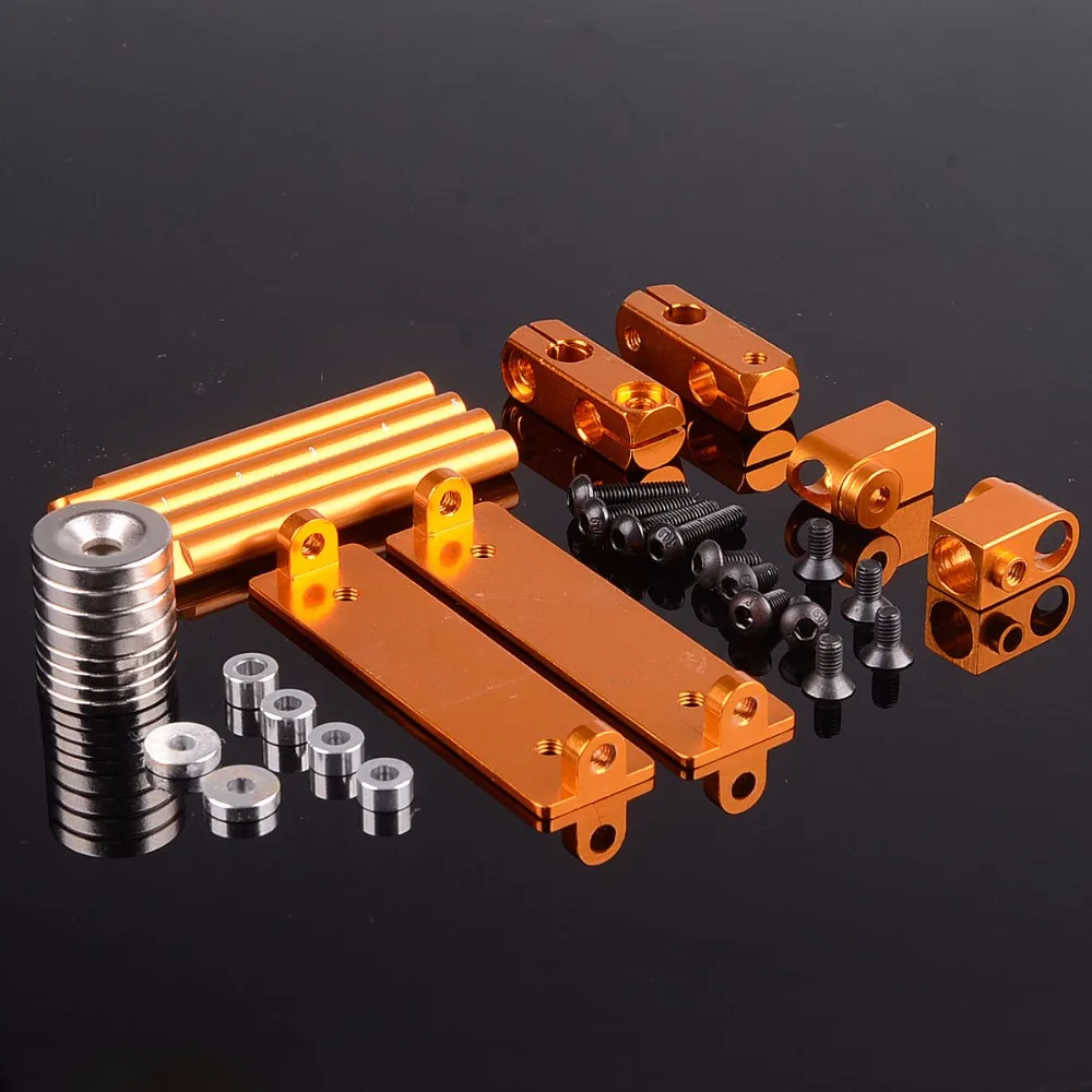 188837 набор RC 1/10 Дрифт Автомобиль DIY 94123 94122 сильный магнит стелс корпус|Детали и