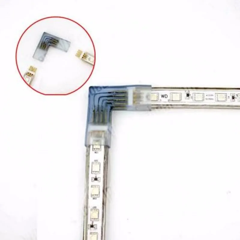 4 pin L corner connector-3