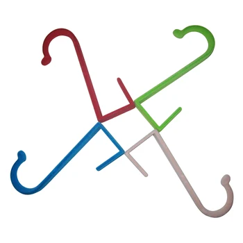 

Free shipping (6pcs/lot) convenient s hook / sweatshirt door hook / flocking hook