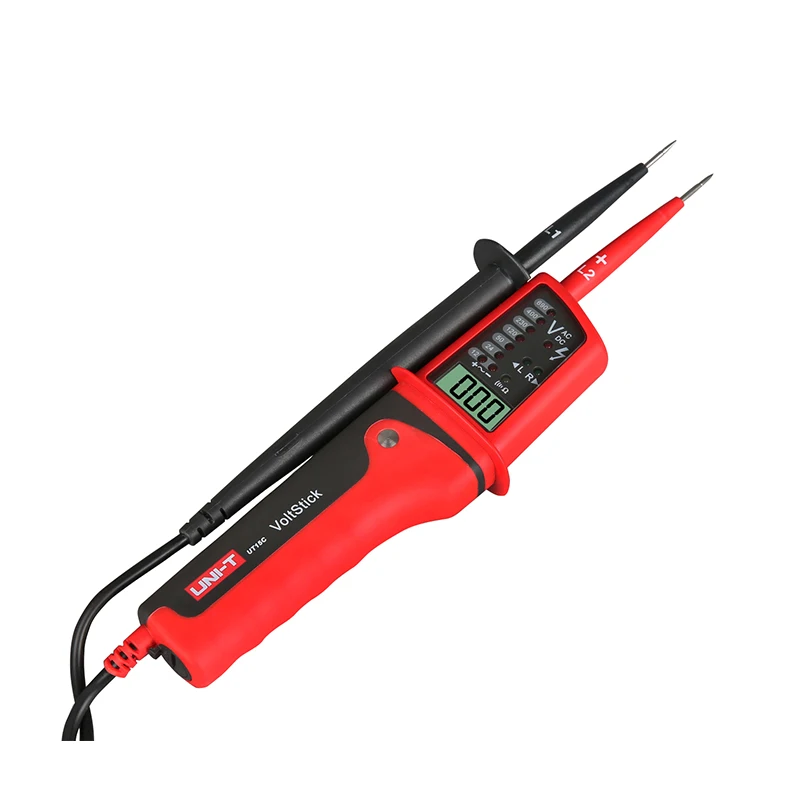 Koop UNI T UT15C Waterdichte Digitale Voltage Meter 24V ~ 690V Ac Dc Spanning Testers Lcd Display Auto Range fase Rotatie Voltage Tester