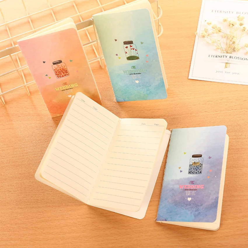 40 шт./лот, красивый автомобильный дневник 80 k, записная книжка для студентов, корейский канцелярский блокнот, маленький блокнот, канцелярские принадлежности
