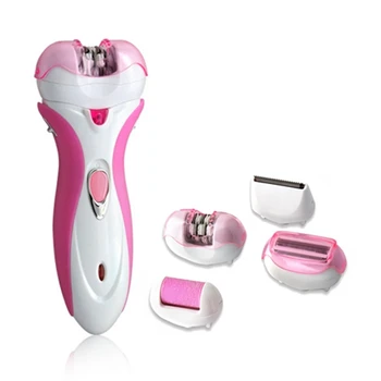 

Kemei KM-2531 4 in 1 Multi-functional Epilator Rechargeable Electric Shaver Hair Trimmer Defeatherer mill foot Device