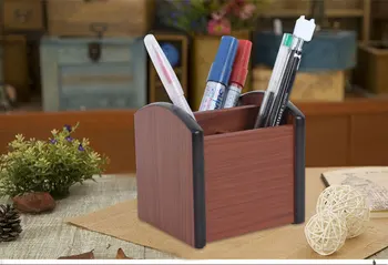 

Top Grade wood pen holder,business card holder Desktop Business Card