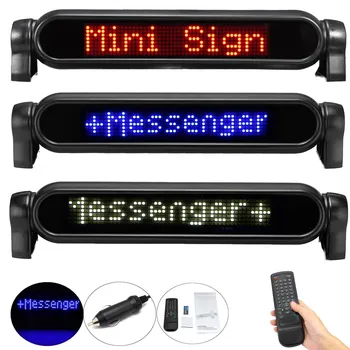 

KROAK 12V Car Electronic Scrolling Message LED Display Programmable Advertising Message Monitor Car Rear Window Moving Sign