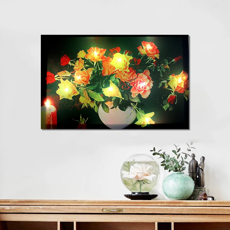 LED Wandbilder:  A Sparkling Canvas for Your Creativity