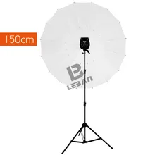 GODOX Зонт студийный Фотофон 6" 150 см белый мягкий свет Зонты освещения+ 2 м осветительная подставка+ Тип B