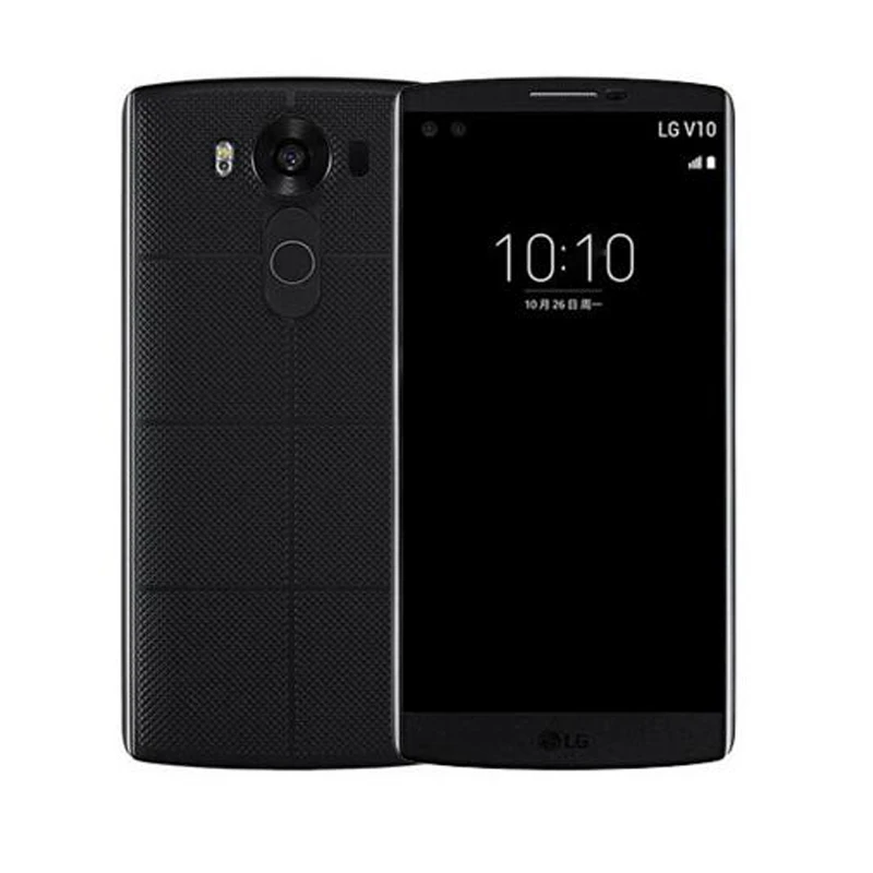 Разблокированный LG V10 H901/H961 с одной/двумя sim-картами 5," 4 Гб ОЗУ 64 Гб ПЗУ 3 камеры отремонтированный мобильный телефон без иврита