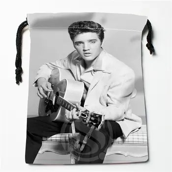 

J&w2 New Elvis Presley Custom Printed receive Bag Compression Type drawstring bags size 18X22cm W725&JYw2