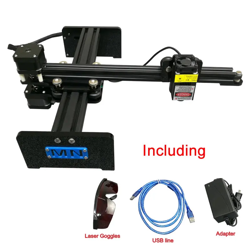 Desktop laser machine DIY arm robot 2417 cnc engraving carving lable with 500mw 1000mw 2.5W 5.5W 10W head | Инструменты
