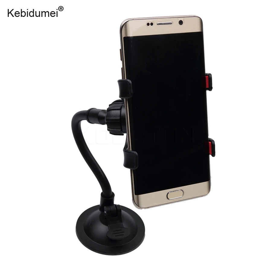 

Kebidumei Phone Car Mount Bracket Holder Stand 360 Degree Rotation Cars Windshield Long Arm Smartphone Cars Holder for Phone GPS