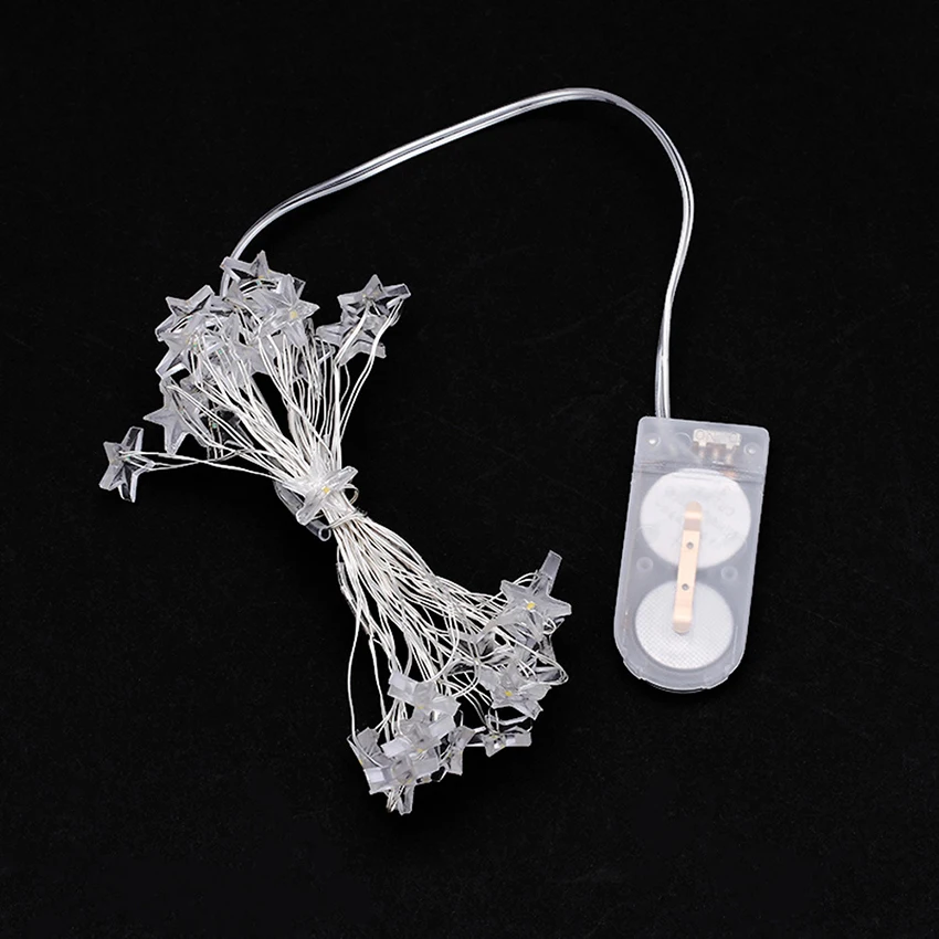 LED Fairy String Light 3M 30leds Copper Wire Star LED Strip Holiday Lights For Party Wedding Christmas Tree New Year Decoration