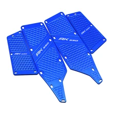 Motorcycle Parts Footboard Steps Motorbike Foot Footrest Pegs Plate Pads for KYMCO