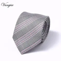 30 Стиль шеи галстук Для мужчин Тощий Галстук Свадебные шелковые галстуки полиэстер в черный горошек мода Для мужчин s Бизнес рубашка с