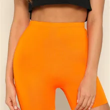 Женские шорты для йоги, Спортивные Леггинсы, одежда для фитнеса, тренировки, бега, компрессионные обтягивающие брюки, эластичные шорты