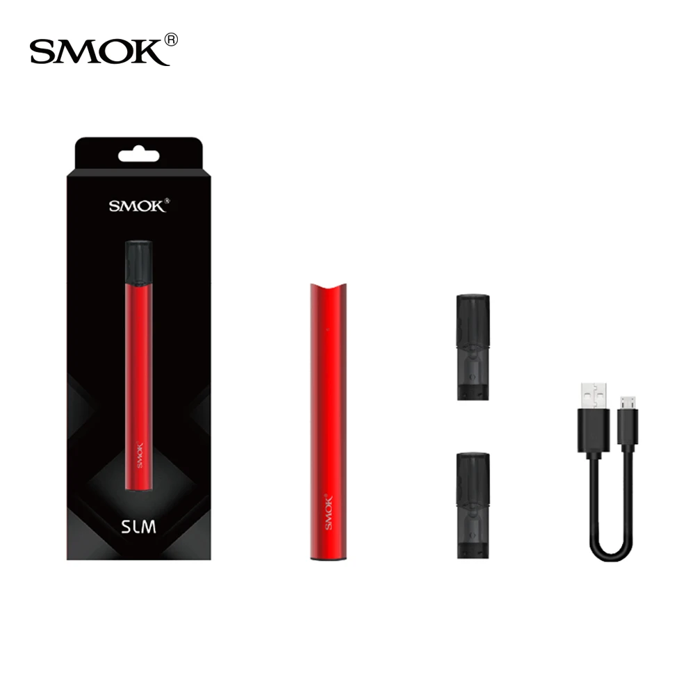 3 шт./лот SMOK SLM Kit толстый Vapor Pod Starter 250 мАч встроенный аккумулятор электронная