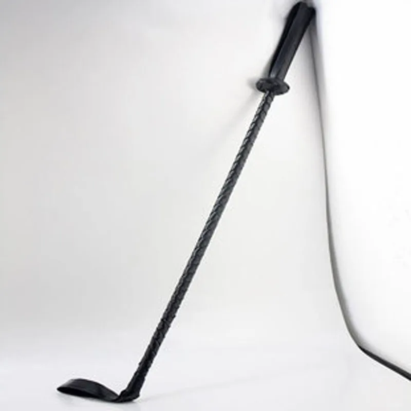 Flirt Toys 63CM Length PU Leather Sex Whip Riding Crop Aid Spanking Bondage Paddle Sex Product