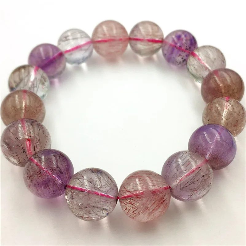 Natural Super 7 Melody Quartz Bracelet (2)